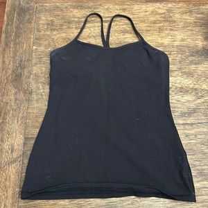 Lululemon Power Y tank (Black, Size 10)